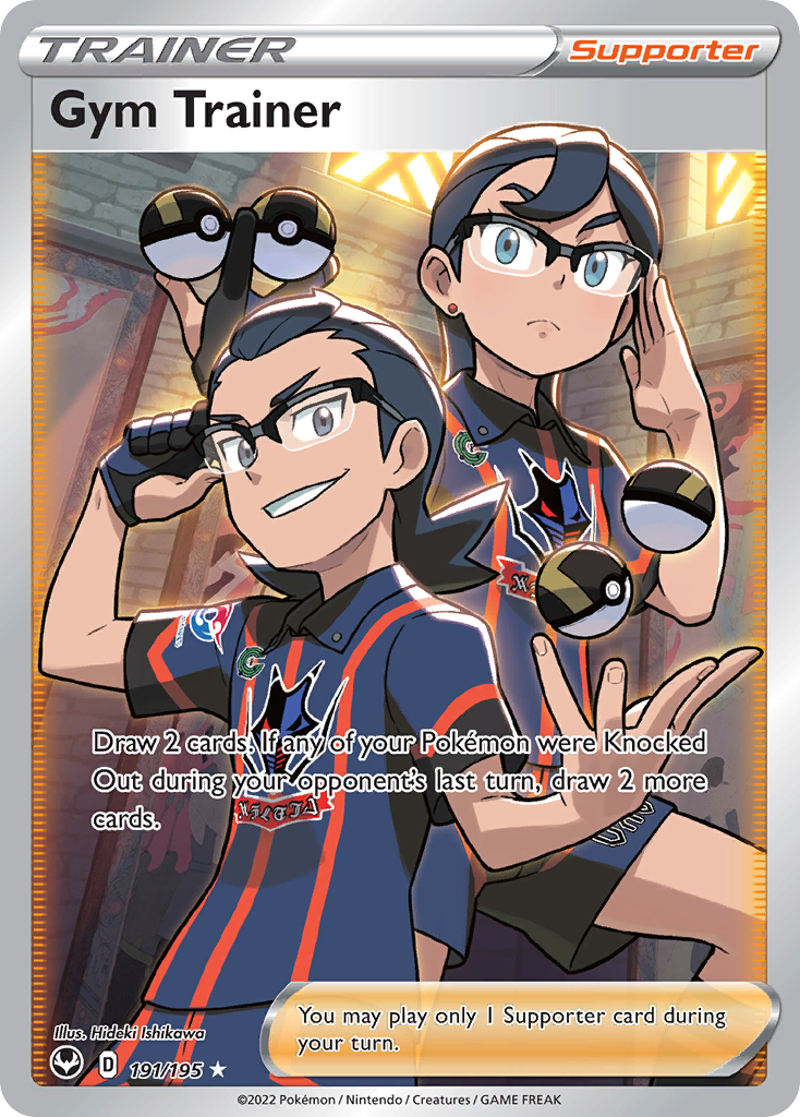 Gym Trainer 191 195 Silver Tempest Holofoil