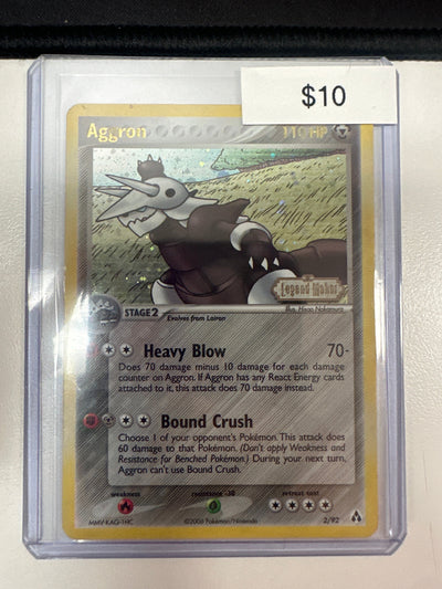 Pokemon Aggron Reverse Stamp 2/92