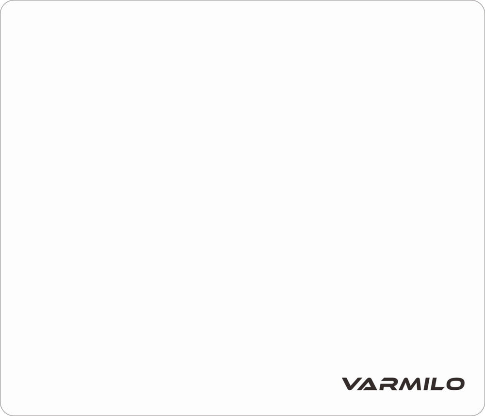 Varmilo White Tempered Glass Mouse Pad