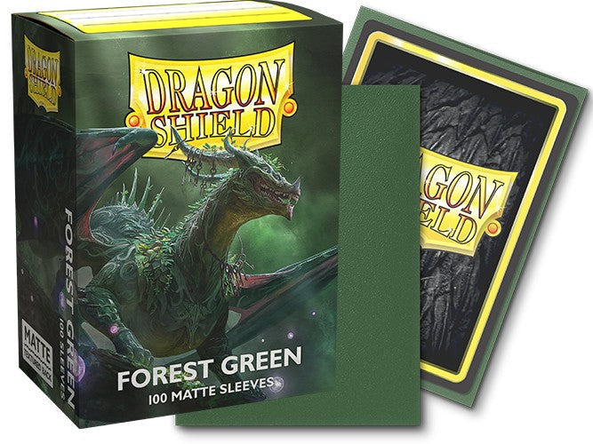 Dragon Shield Standard Matte Card Sleeves Forest Green 100ct