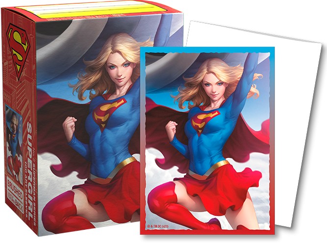 Dragon Shield Standard Brushed Art Card Sleeves Superman Series No 2 Supergirl (Stanley Lau) 100ct