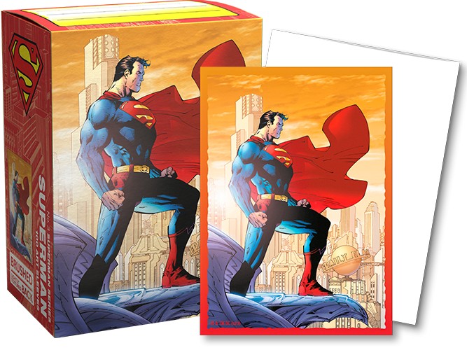 Dragon Shield Standard Brushed Art Card Sleeves Superman Series No 3 Superman (Jim Lee) 100ct