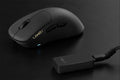 LAMZU Thorn Charcoal Black Wireless 1K / 4K Mouse
