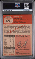 1953 Topps Baseball Monte Irvin #62 PSA 3.5 NEW CERT