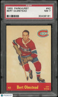 1955 Parkhurst Hockey Bert Olmstead PSA 7