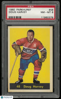 1960 Parkhurst Hockey Doug Harvey PSA 8