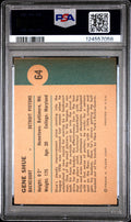 1961 Fleer Basketball Gene Shue #64 In Action PSA 5