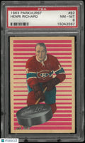 1961 Parkhurst Henri Richard #43 PSA 8