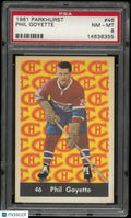 1961 Parkhurst Hockey Phil Goyette PSA 8