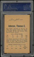 1962 Parkhurst Hockey Tom Johnson PSA 8