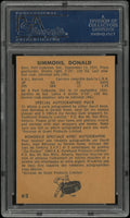 1963 Parkhurst Hockey Don Simmons PSA 8