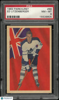 1963 Parkhurst Hockey Ed Litzenberger PSA 8