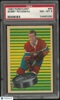1963 Parkhurst Hockey Bobby Rousseau PSA 8