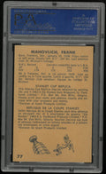 1963 Parkhurst Hockey Frank Mahovlich PSA 8