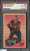 1963 Parkhurst Hockey Red Berenson PSA 8