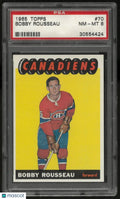 1965 Topps Hockey Bobby Rousseau PSA 8
