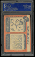 1968 Topps Hockey Jean Beliveau PSA 7