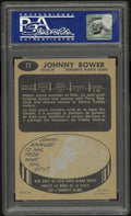1965 Topps Hockey Johnny Bower PSA 8