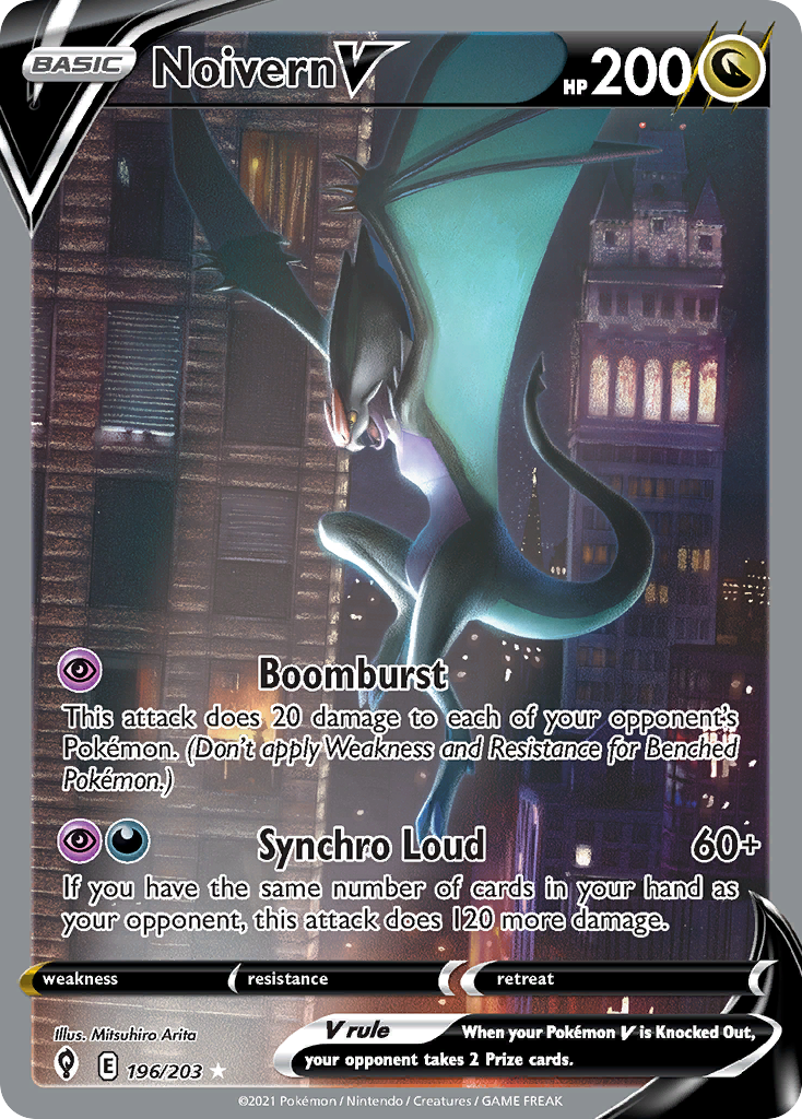 Noivern V 196 203 Evolving Skies Holofoil