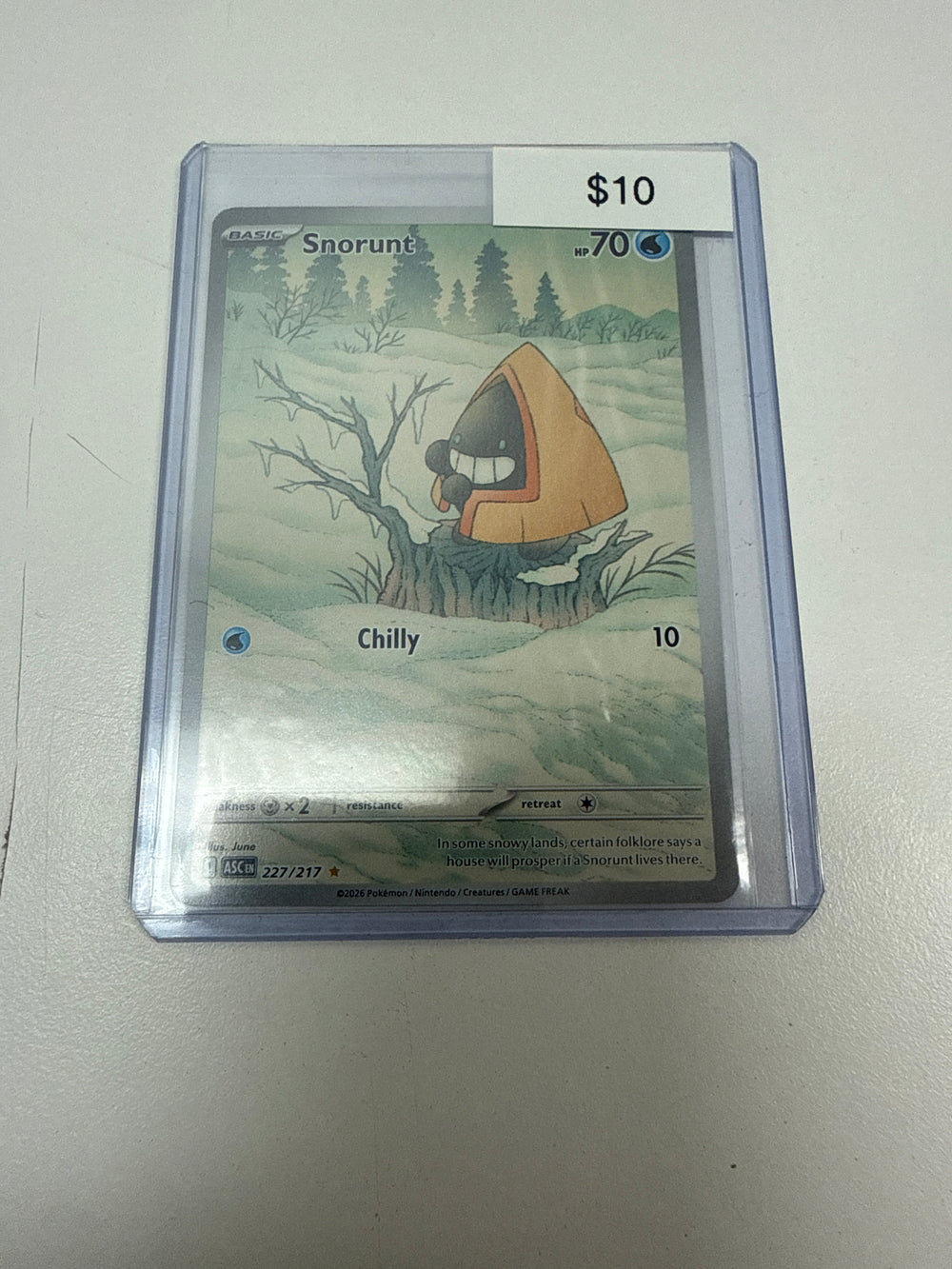 Pokemon Snorunt #227/217