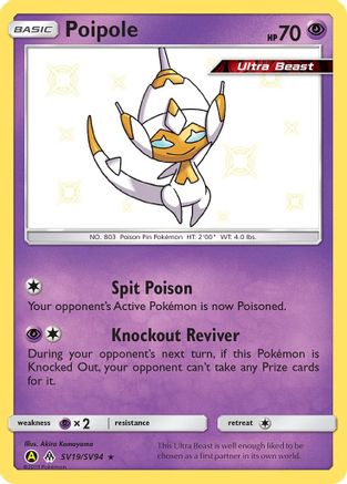Poipole (SV19/SV94) - Hidden Fates Shiny Vault Holofoil