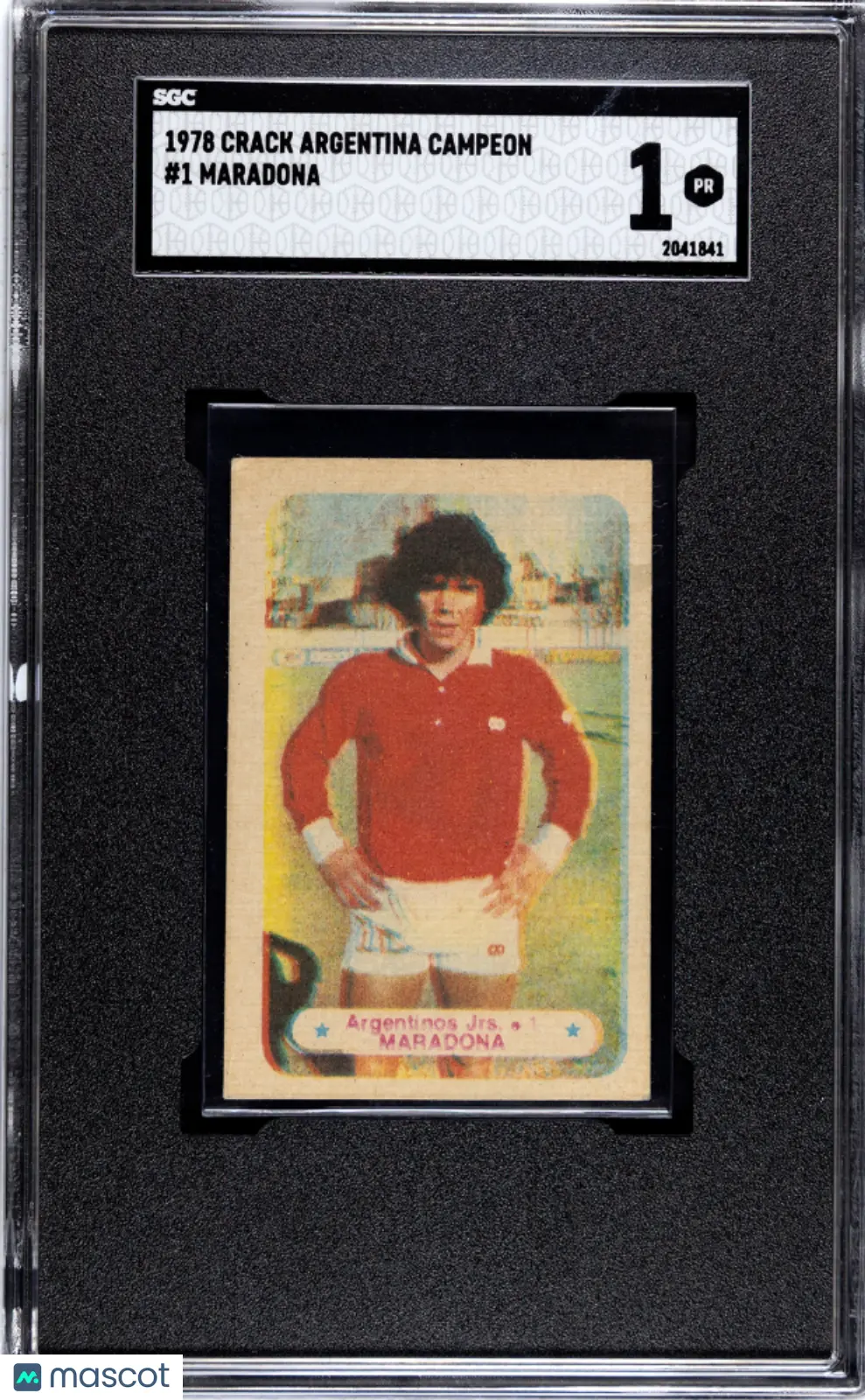 1978 Crack Argentina Campeon Maradona #1 SGC 1