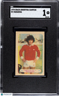 1978 Crack Argentina Campeon Maradona #1 SGC 1