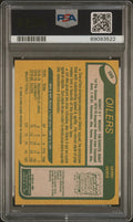 1980 O-Pee-Chee Mark Messier #289 Err BK. Says Shoots RT. PSA 6