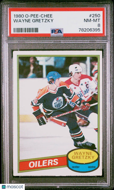 1980-81 O-Pee-Chee OPC Wayne Gretzky PSA 8 2nd Year