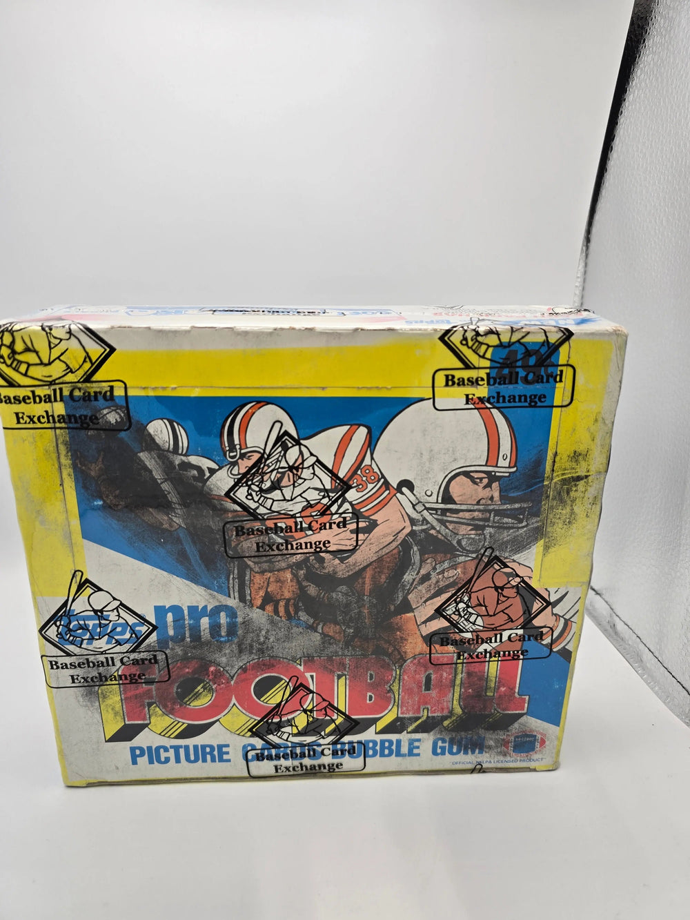 1983 BBCE Topps Football Factory Sealed Cello Box Marcus Allen RC