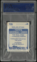 1983 Topps Baseball Stickers Nolan Ryan #235 PSA 9