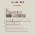 80Retros Game 1989 184 Key Cherry Profile Dye Sub Keycap Set
