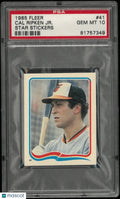 1985 Fleer Baseball Star Stickers Cal Ripken JR. PSA 10