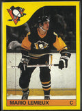 1985 O-Pee-Chee Hockey Mario Lemieux Hand-Cut