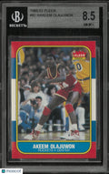 1986 Fleer Hakeem Olajuwon #82 BGS 8.5