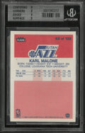 1986 Fleer Basketball Karl Malone #68 BGS 8.5