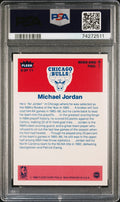1986 Fleer Sticker Michael Jordan RC Rookie #8 PSA 5