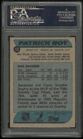 1986 Topps Hockey Patrick Roy RC Rookie #53 PSA 6
