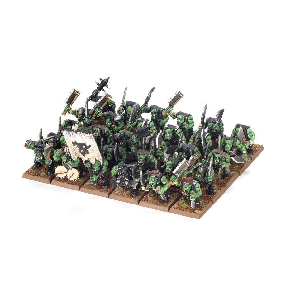 Warhammer The Old World Orc Goblin Tribes Orc Boyz Mob