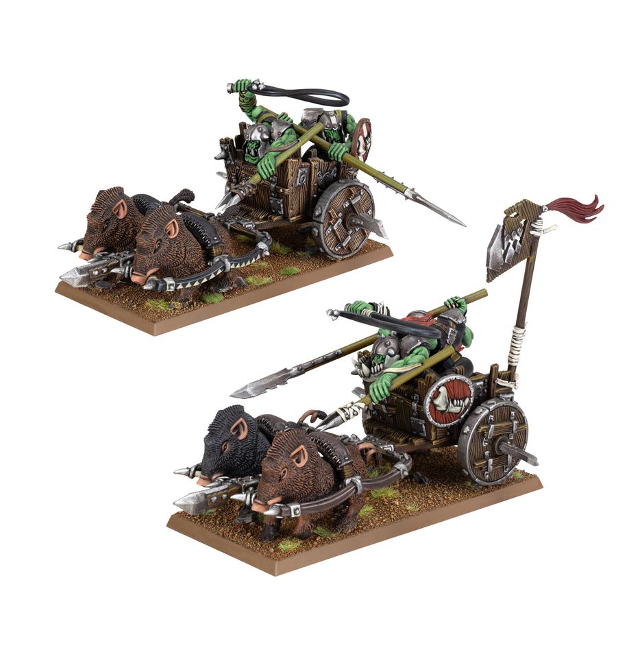 Warhammer The Old World Orc Goblin Tribes Orc Boar Chariots