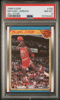 1988 Fleer Basketball All Star Michael Jordan #120 PSA 8