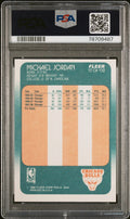 1988 Fleer Basketball Michael Jordan #17 PSA 7