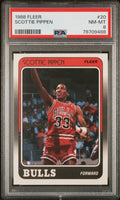 1988 Fleer Basketball Scottie Pippen #20 PSA 8