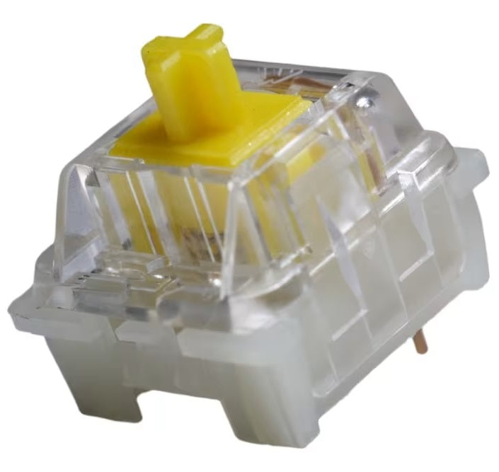 KTT Cream Yellow 50g Linear Plate Mount Switch