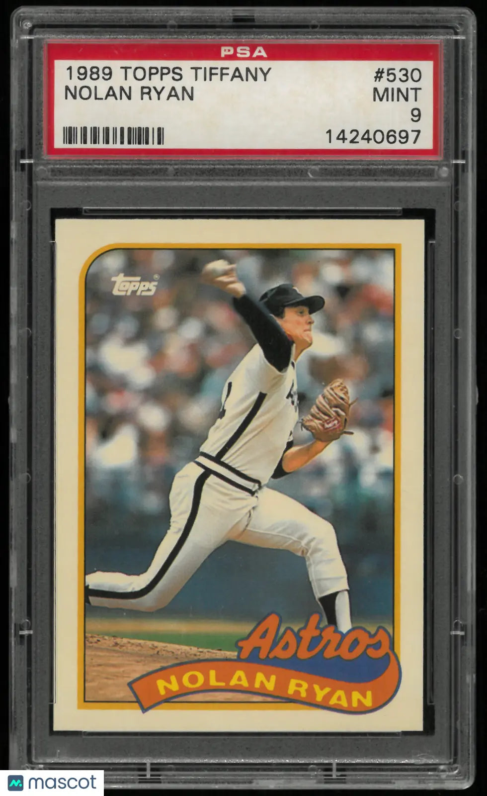 1989 Topps Tiffany Nolan Ryan PSA 9