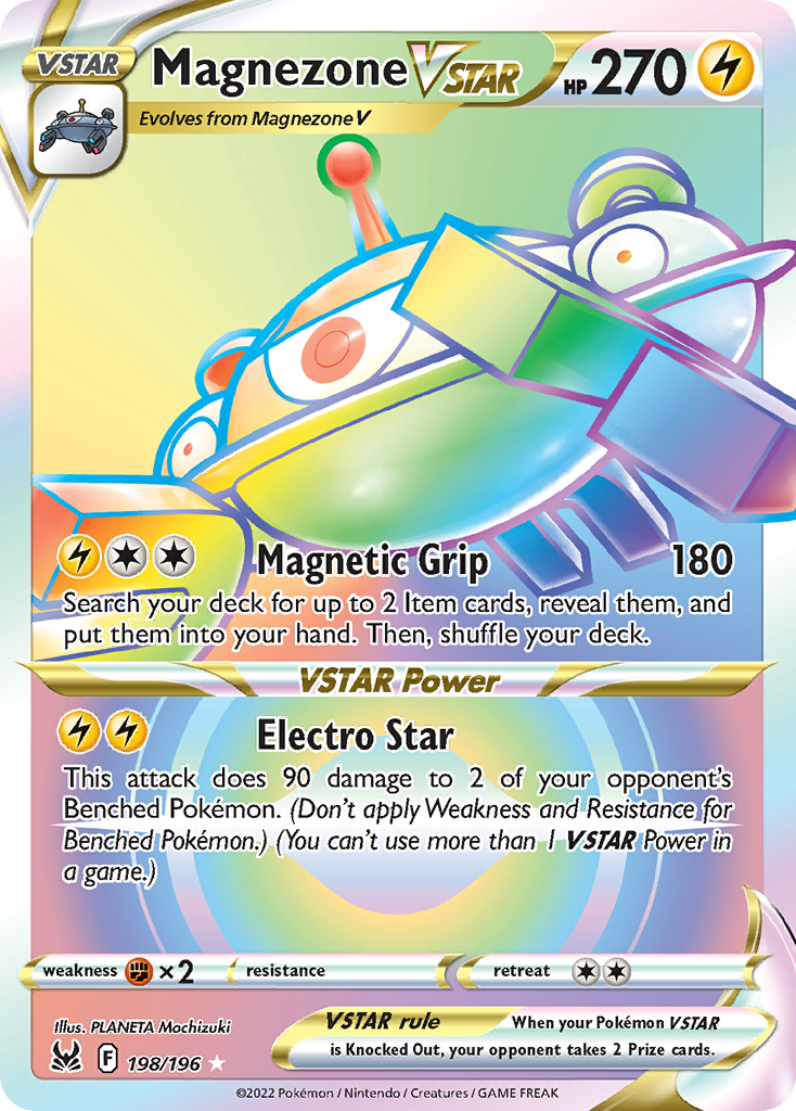 Magnezone Vstar 198 196 Lost Origin Holofoil