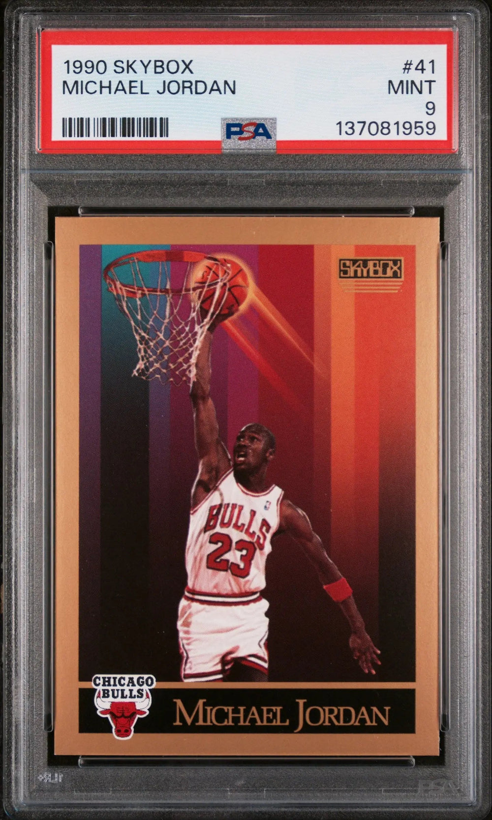 1990 Skybox Michael Jordan #41 PSA 9