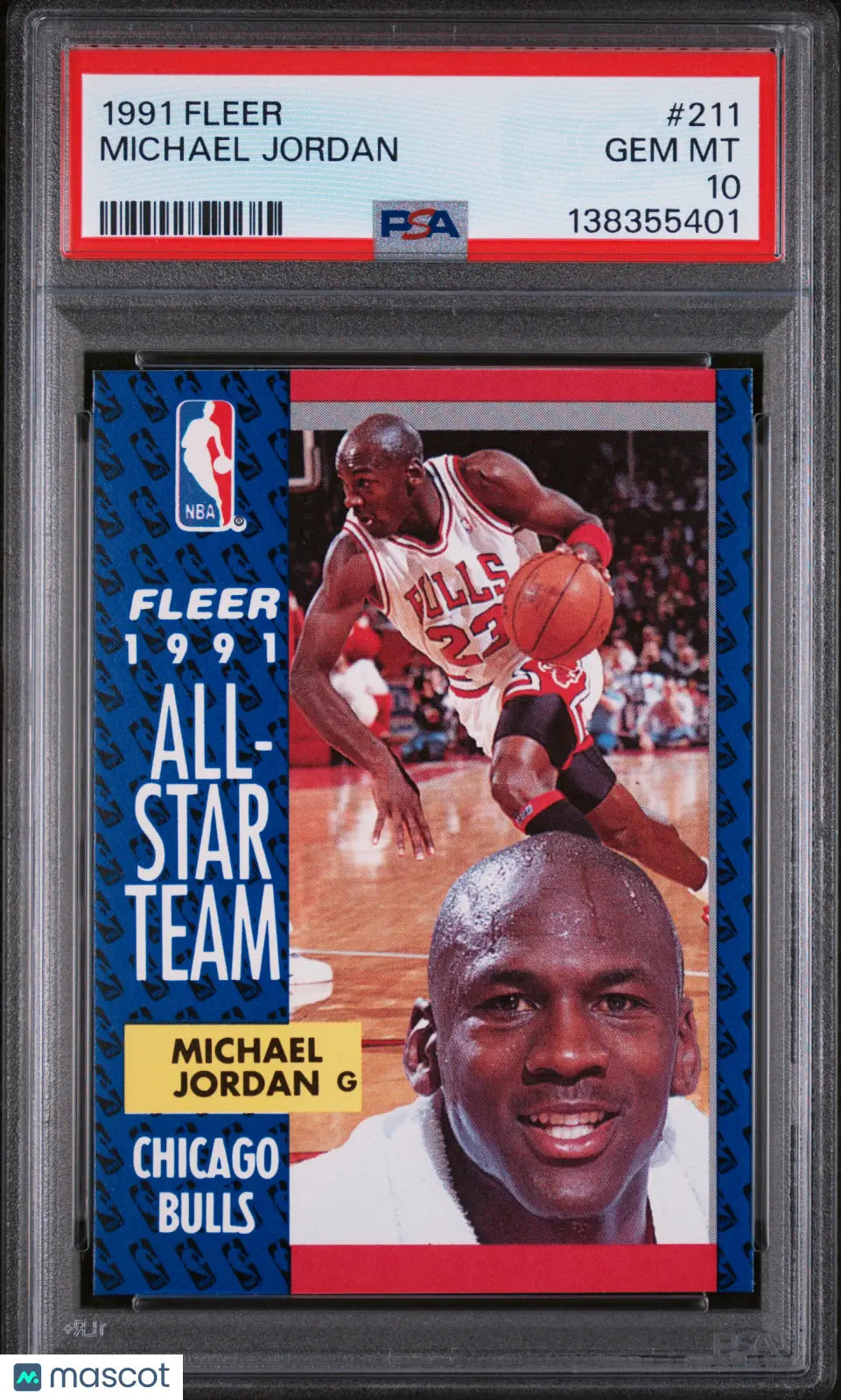 1991 Fleer Michael Jordan #211 PSA 10