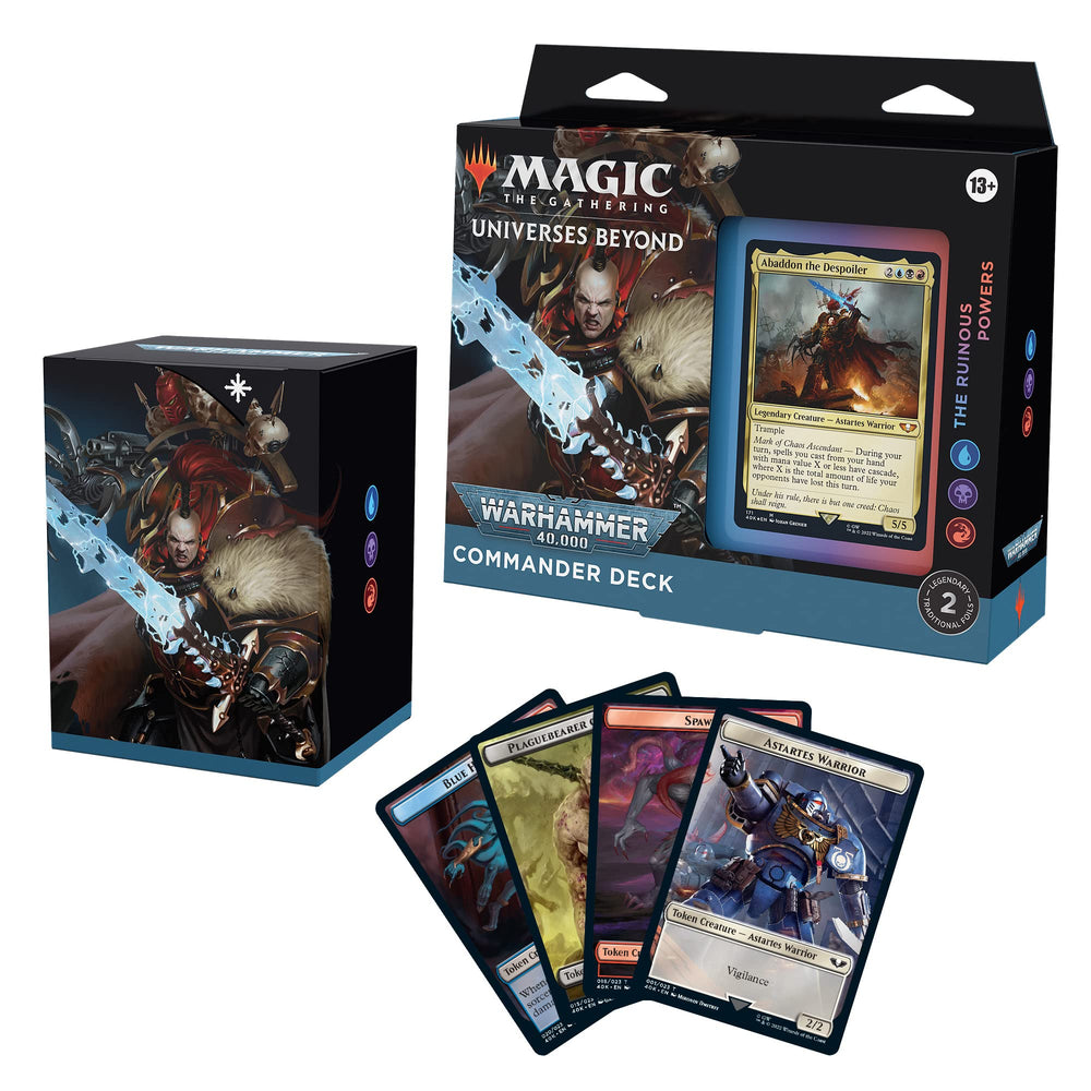 Magic The Gathering Universes Beyond Warhammer 40k Commander Deck The Ruinous Powers