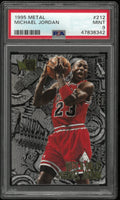 1995 Fleer Metal Basketball Michael Jordan #212 PSA 9